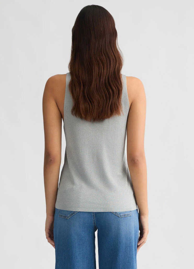 Lurex knit top