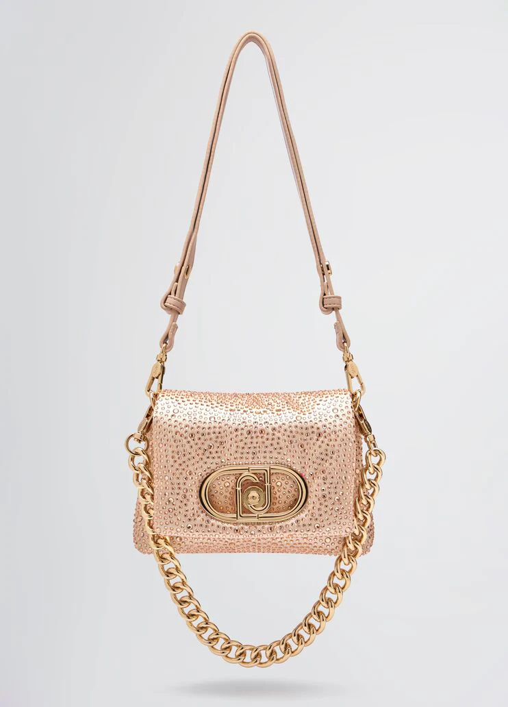 Small LaPuffy bag with rhinestones