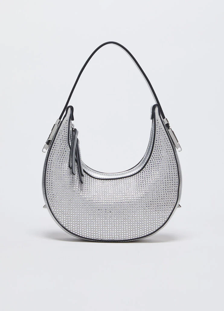 Handbag with gemstones