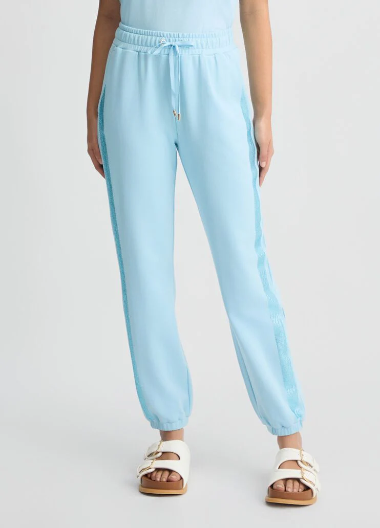 Light blue fleecegging bottoms