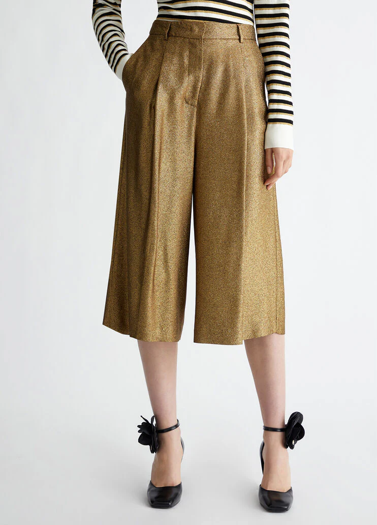 Lurex culottes