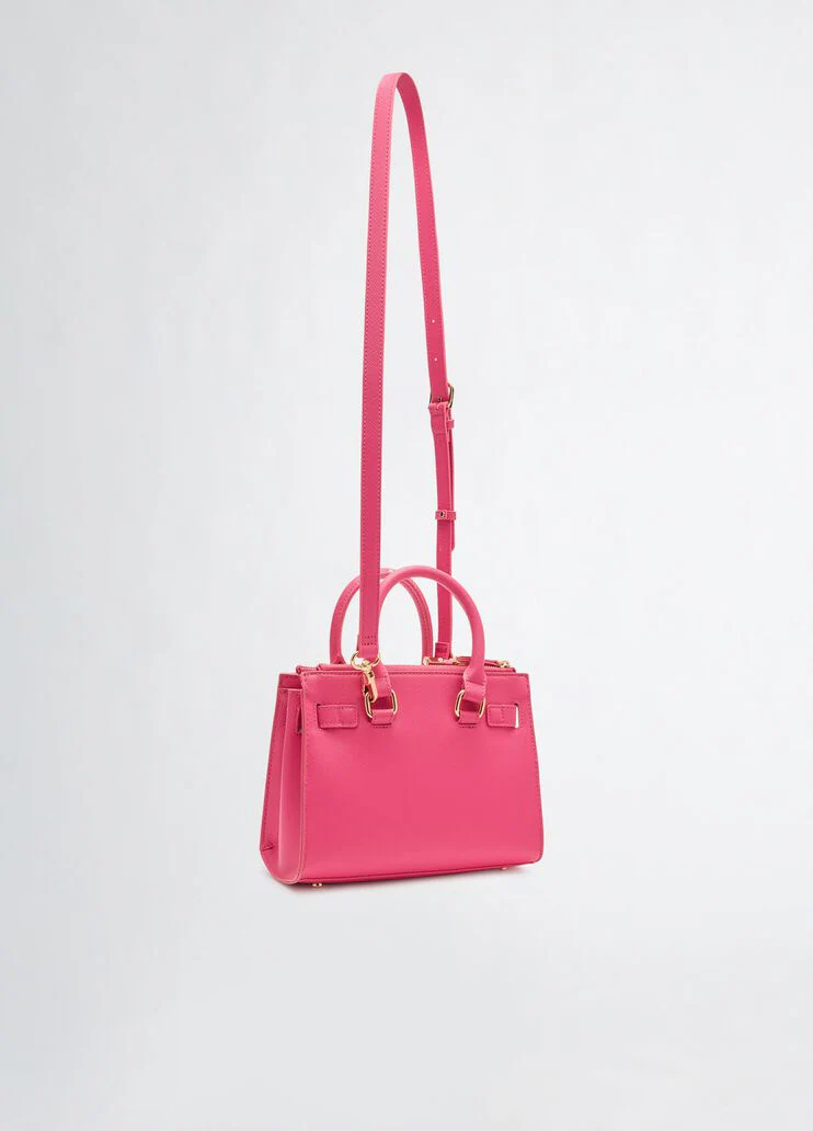 Bright pink handbag