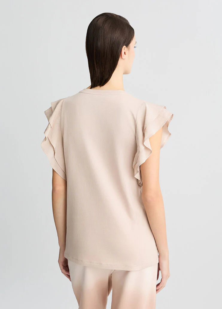 T-shirt with ruching