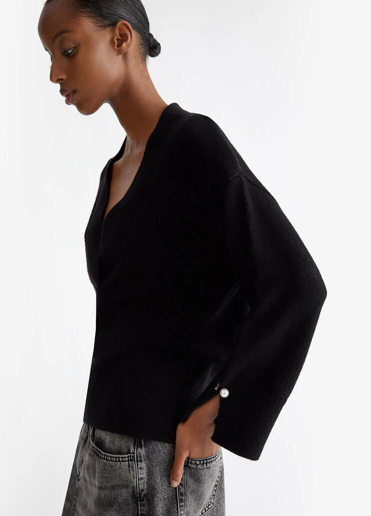 Wool and cashmere sweater