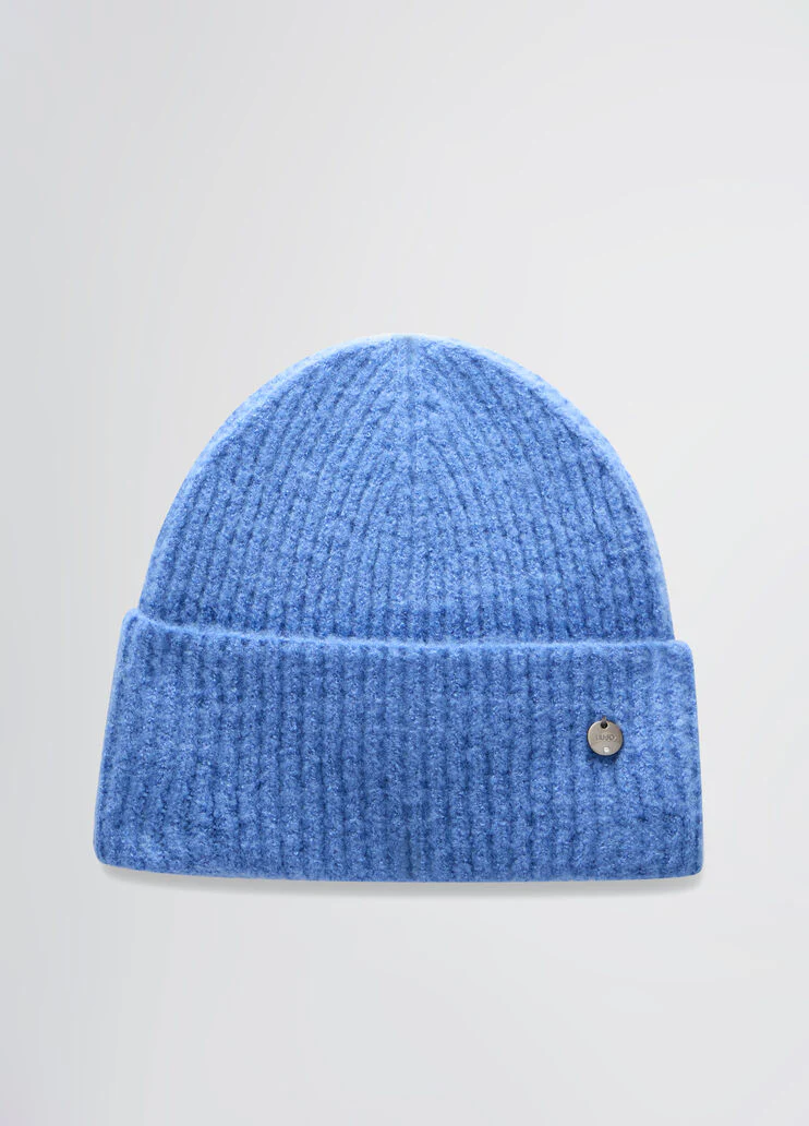 Knit beanie hat