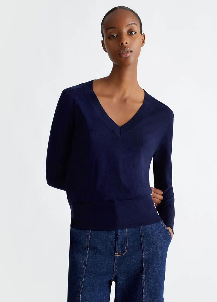 Cotton and cashmere sweater