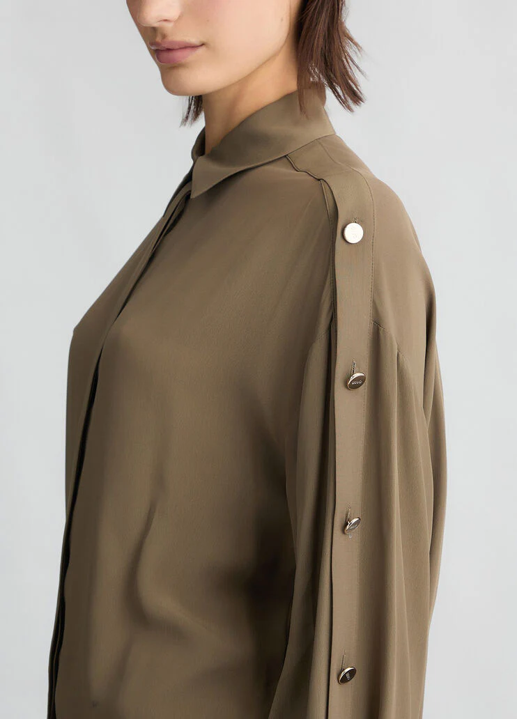 Crêpe de chine shirt