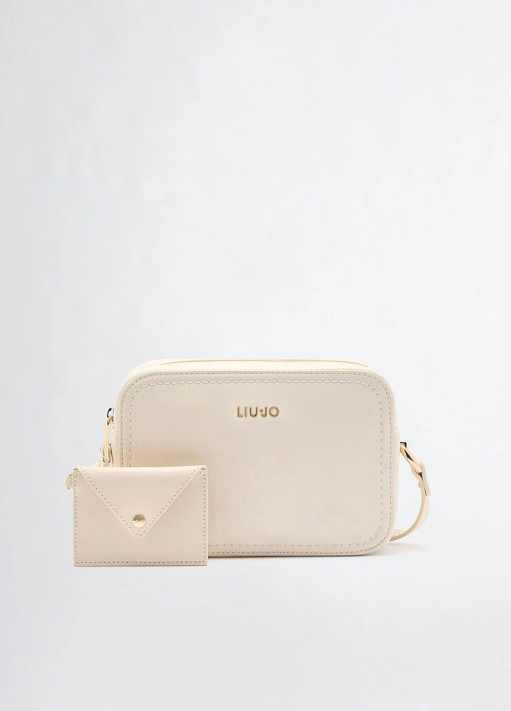 Crossbody bag with clutch bag