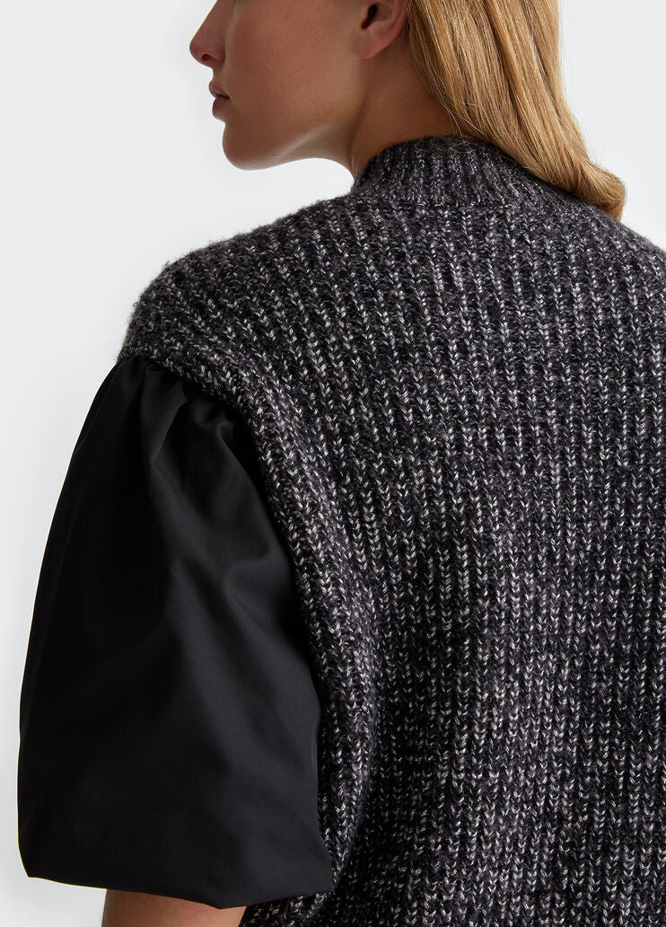 Wool and lurex sweater