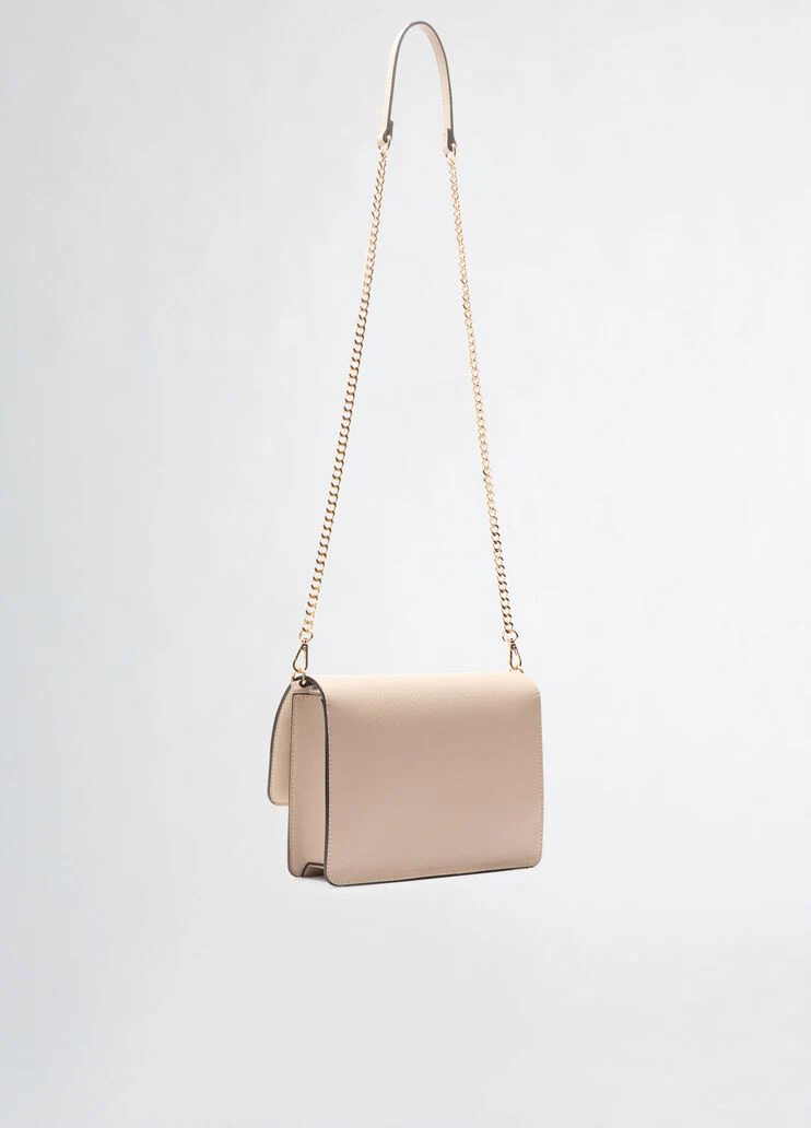 Beige crossbody bag