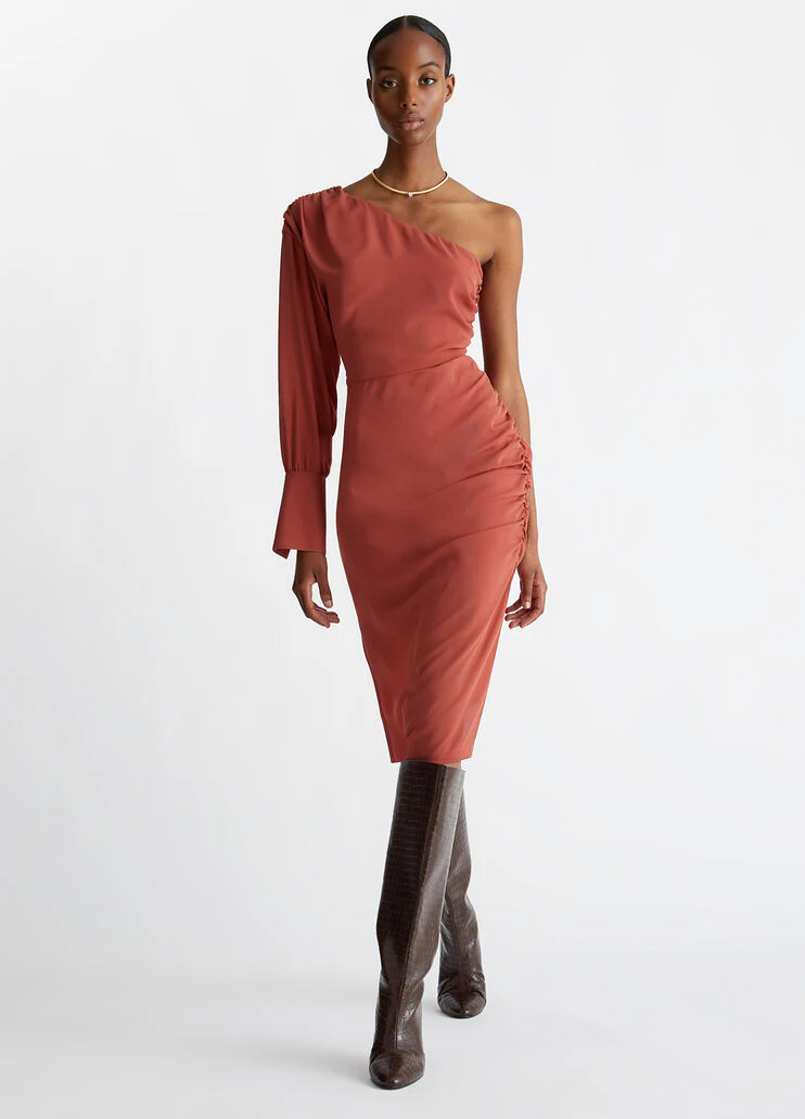 Smart one-shoulder dress