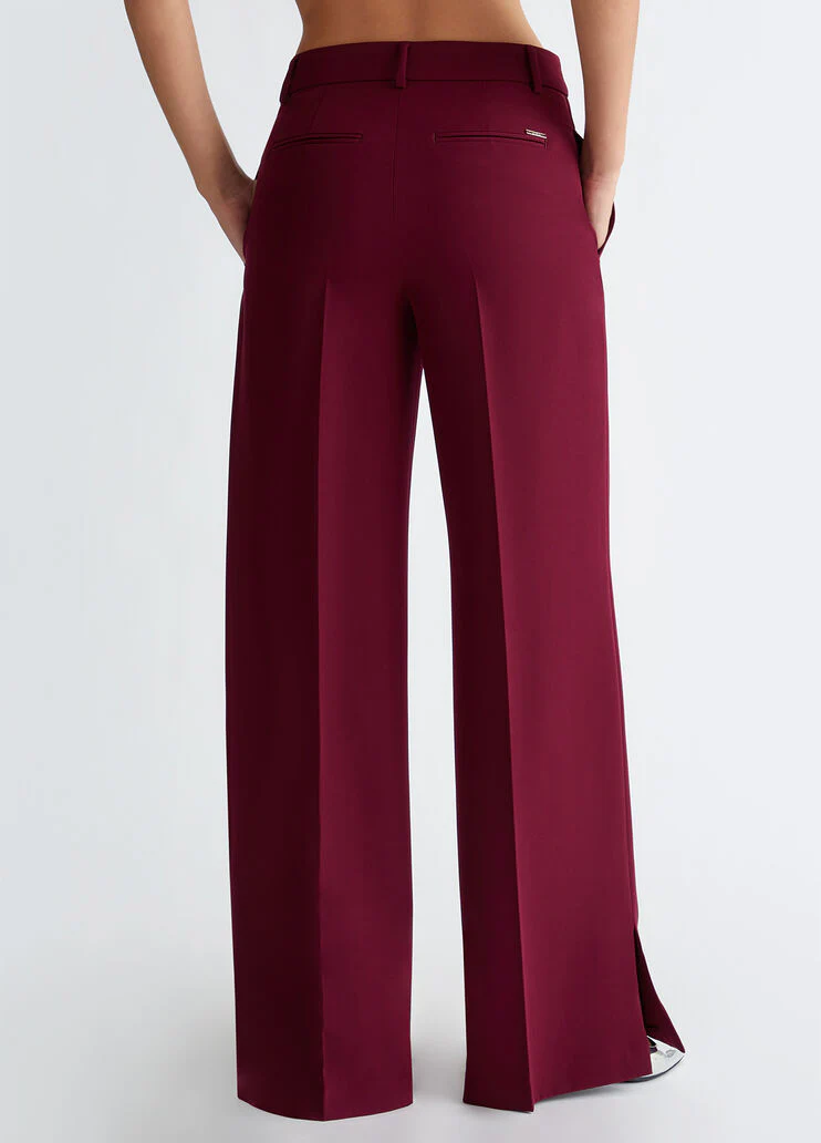 Flare stretch trousers