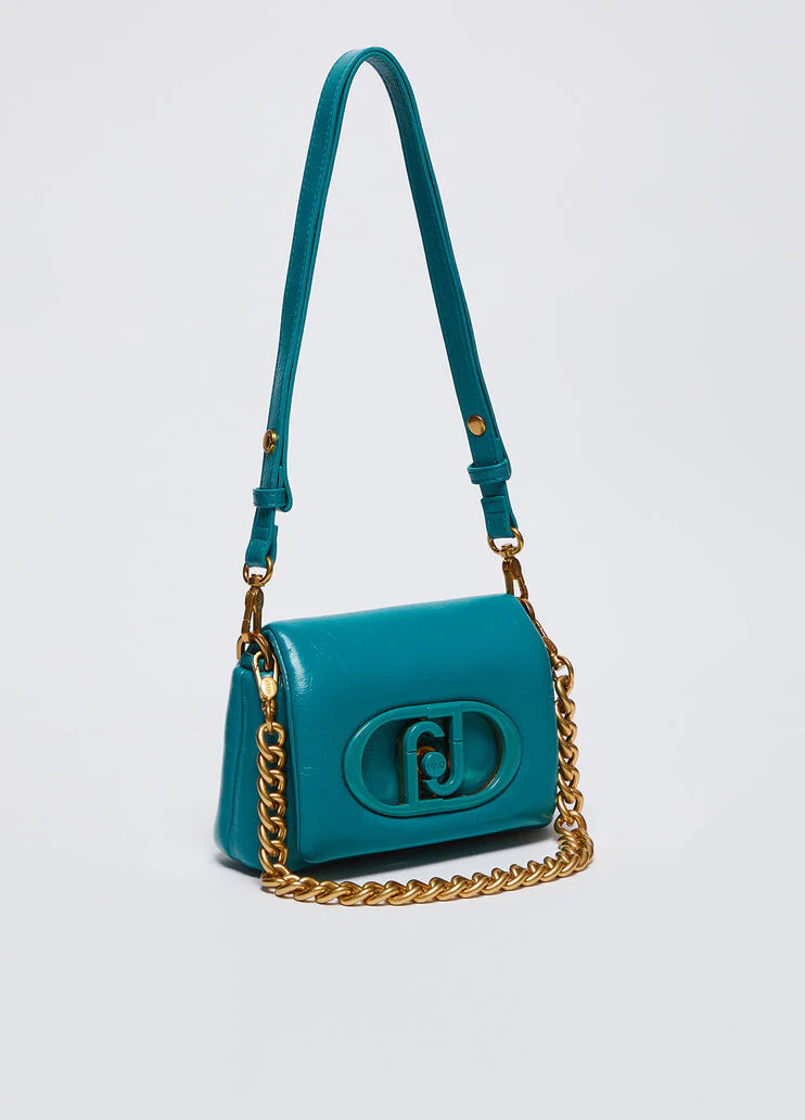 LaPuffy glossy shoulder bag