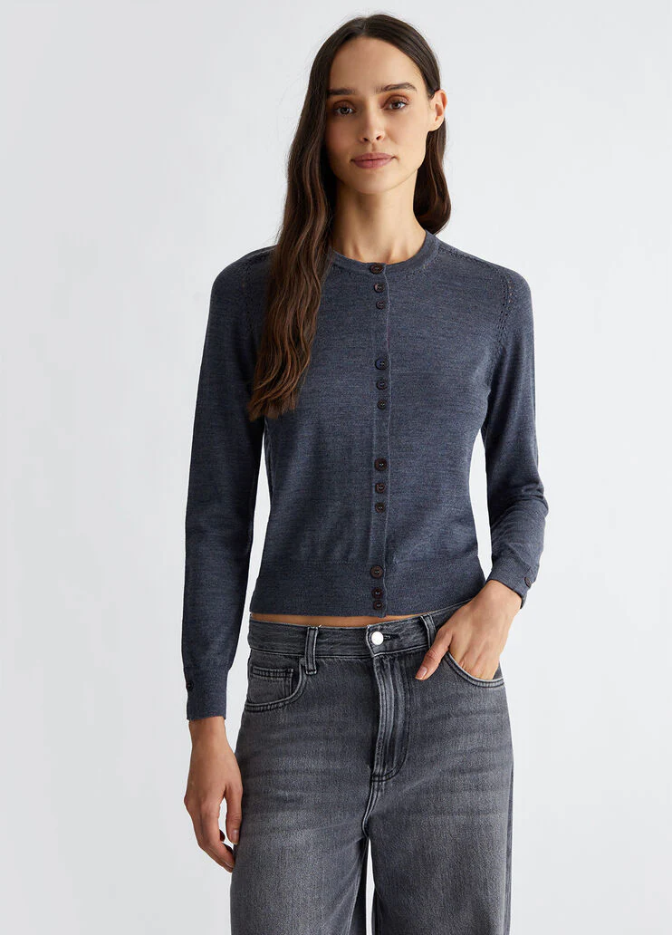 Wool cardigan
