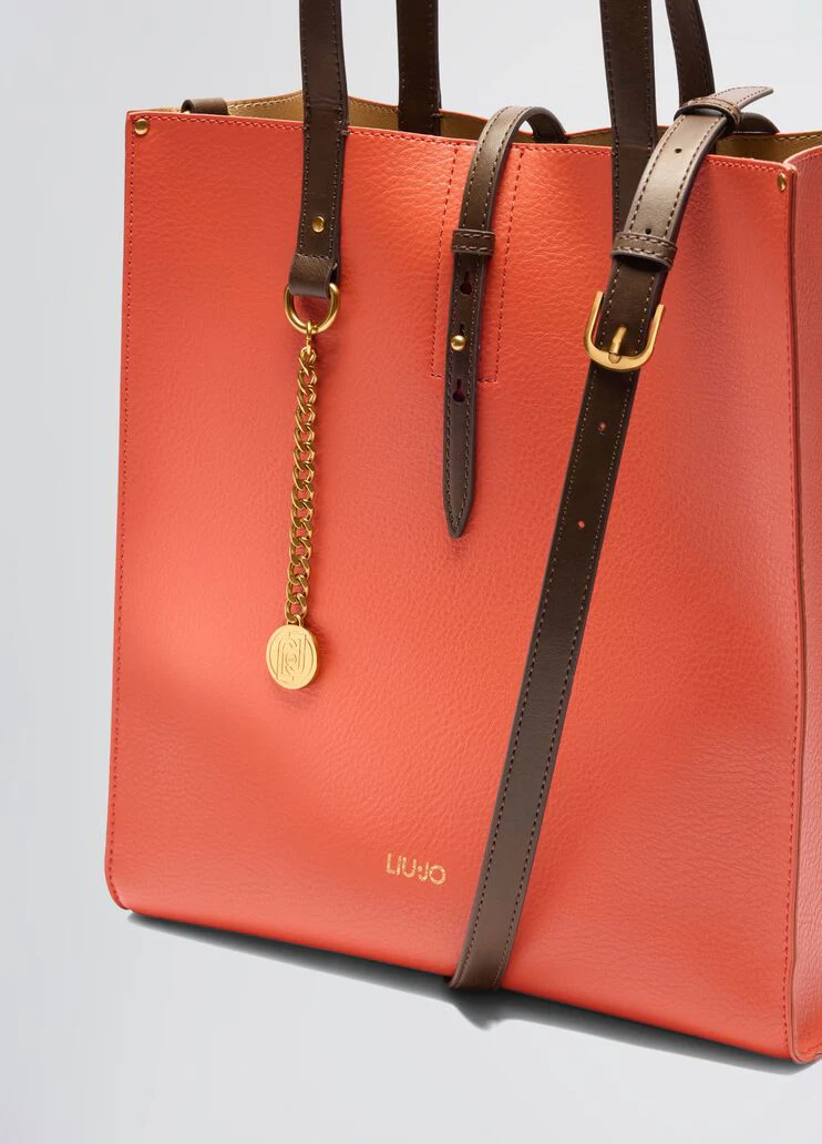 Pumpkin orange shoulder bag