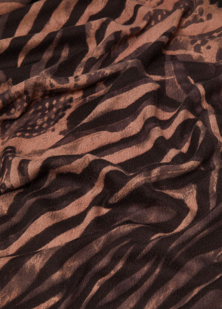 Foulard with python print