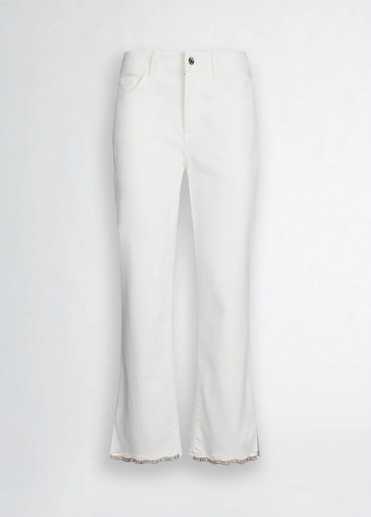 Bottom Up bootcut jeans with rhinestones