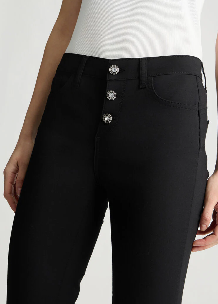 High-rise cropped trousers