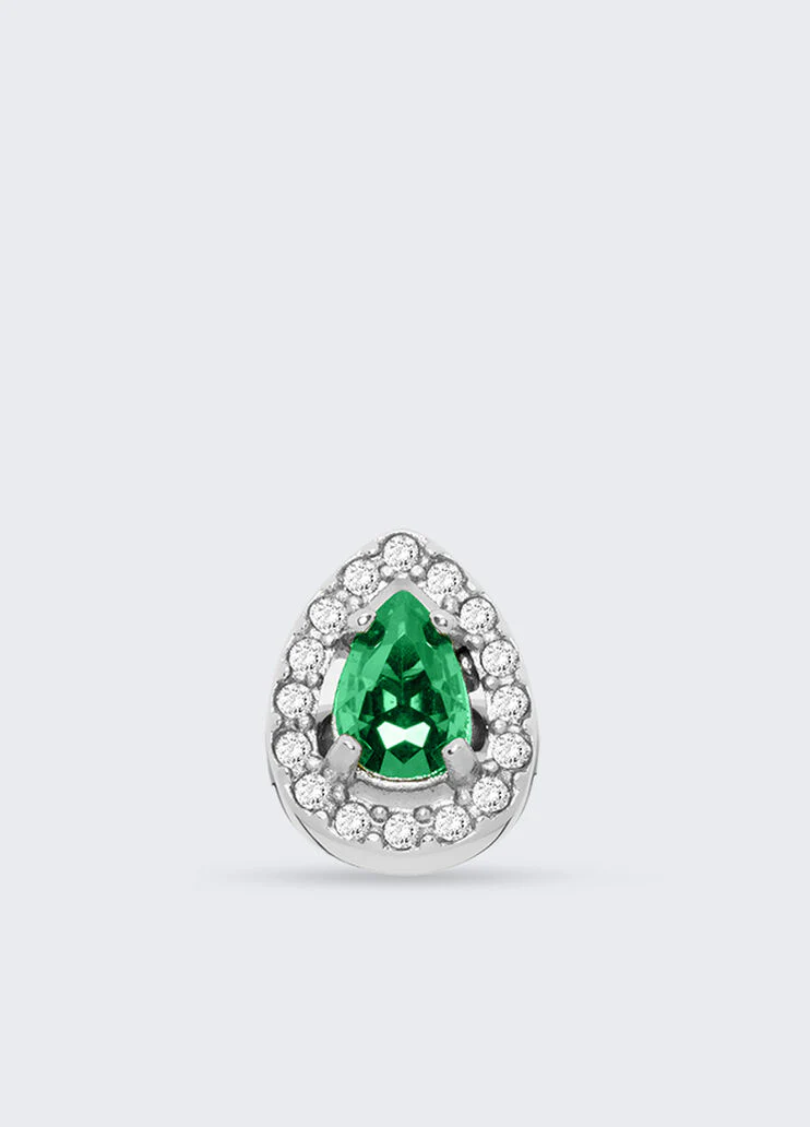 Earrings with gemstones