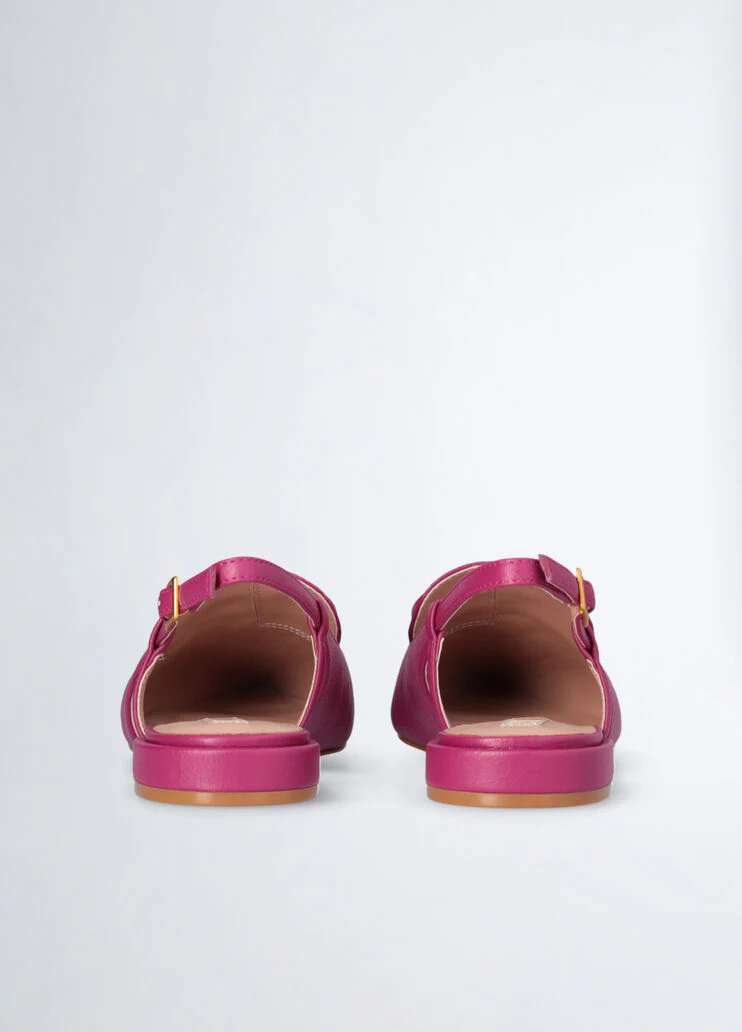 Pink slingback ballet flats