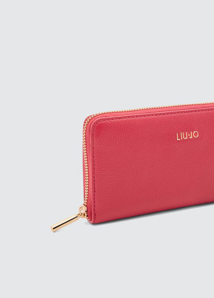 Large zip-around purse