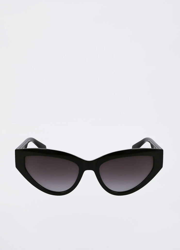 Black cat-eye sunglasses