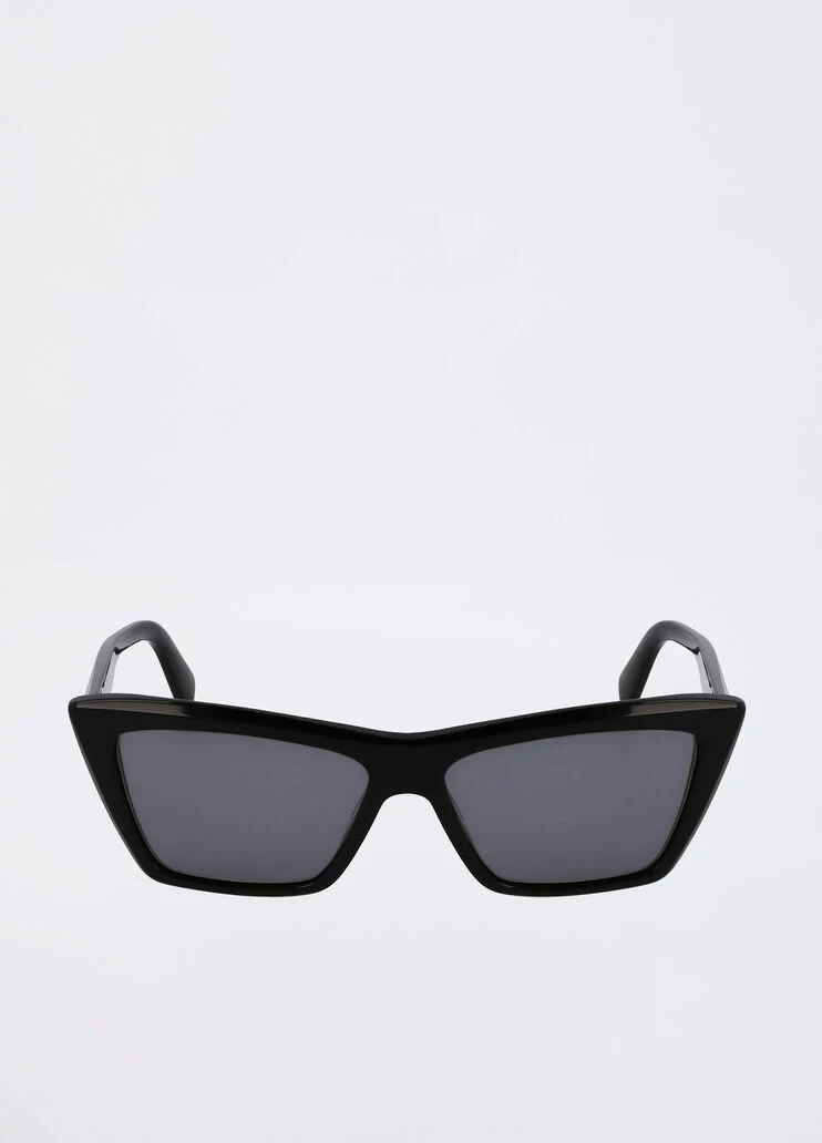 Black cat-eye sunglasses