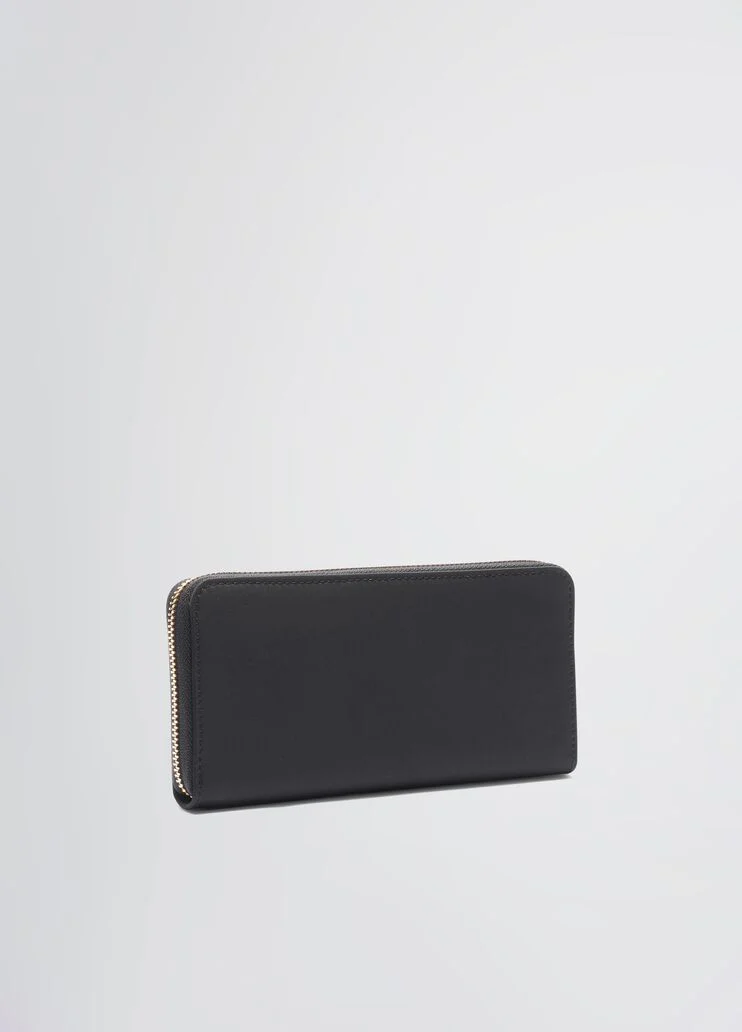 Large nylon zip-around wallet