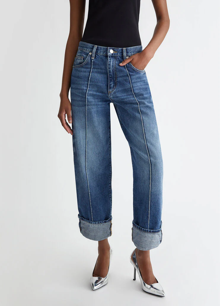 Straight Cropped Jeans