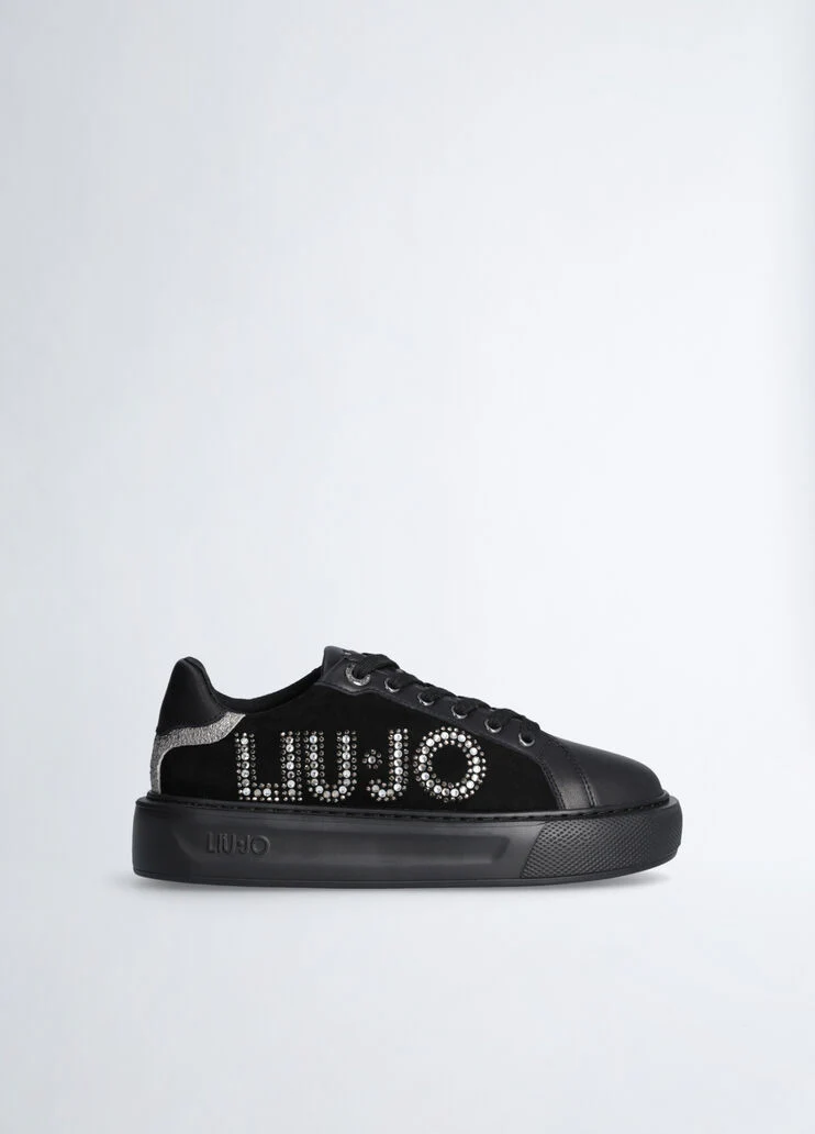 Sneakers with maxi logo