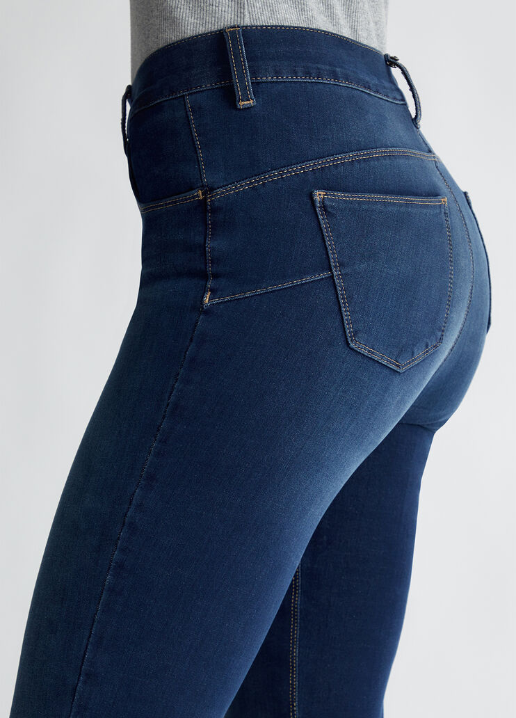 Bootcut bottom up jeans