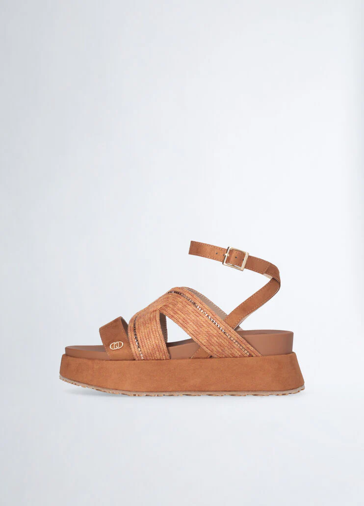 Rope platform sandals