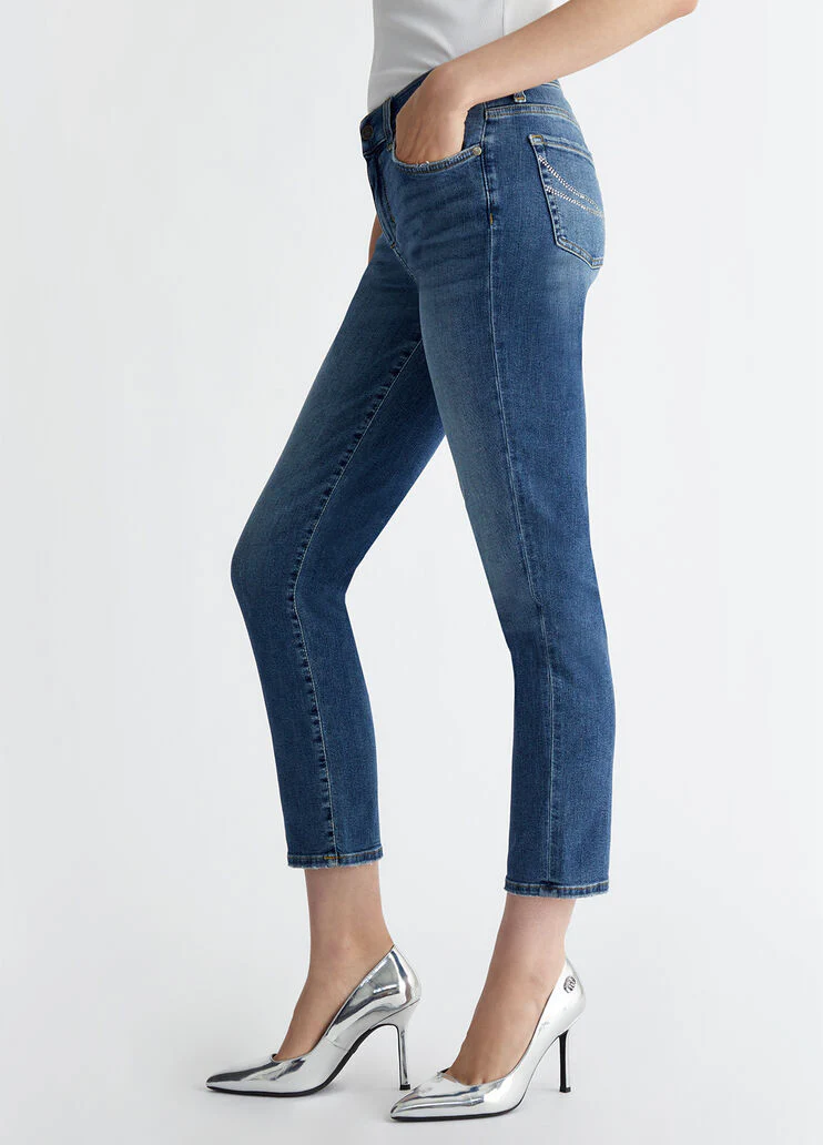 Stretch slim-fit jeans