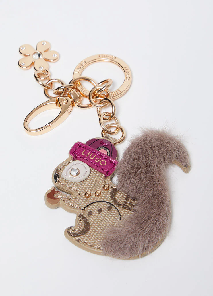 Keyring with squirrel