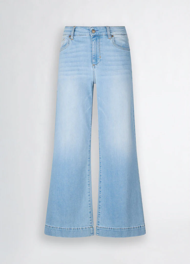 Cropped flared jeans