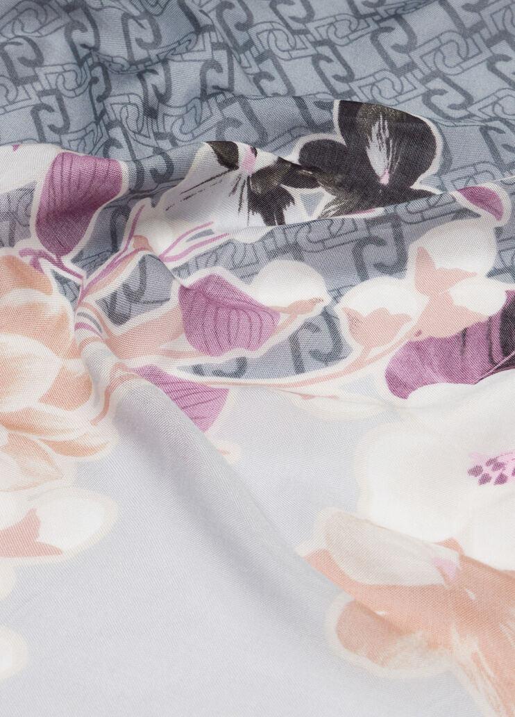 Shawl with floral print