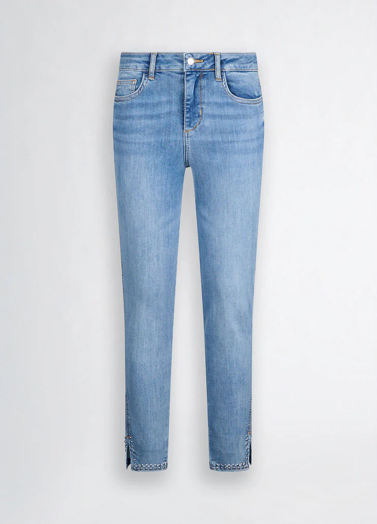 Blue skinny jeans
