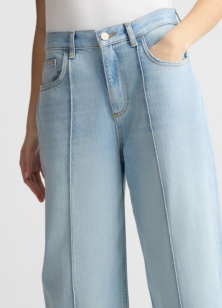 Straight Cropped Jeans
