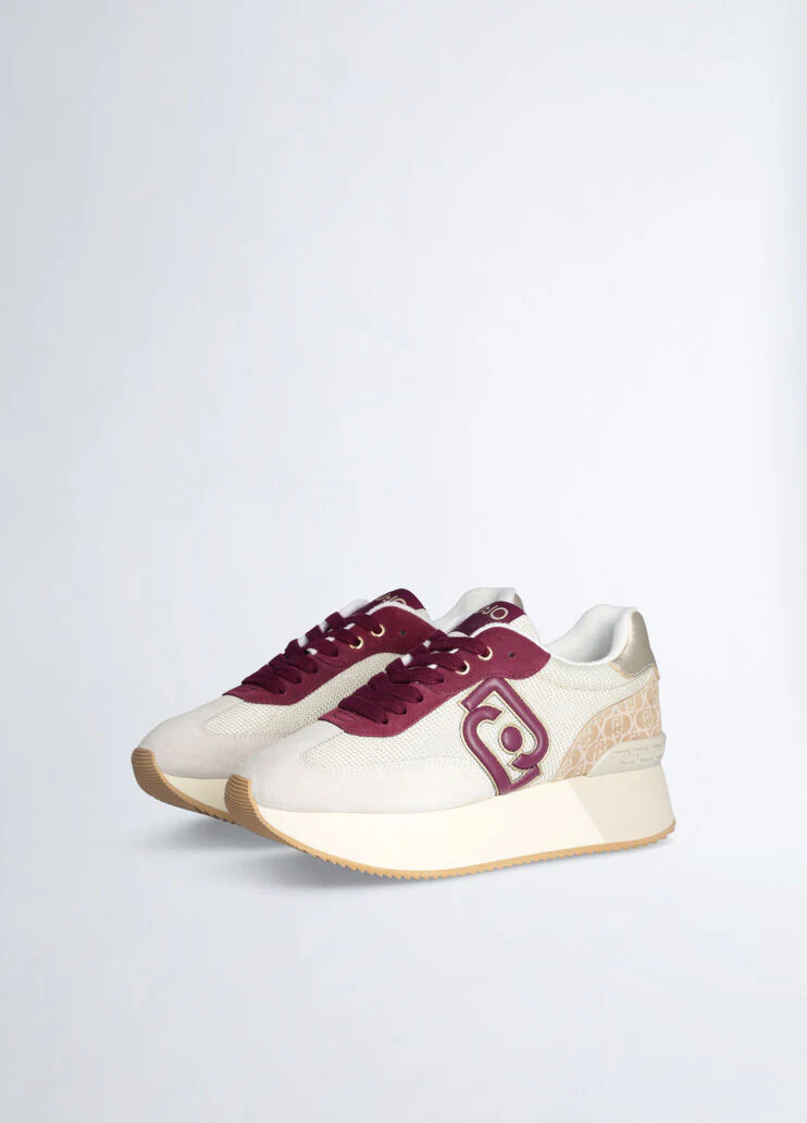 Brighty mesh monogram sneakers