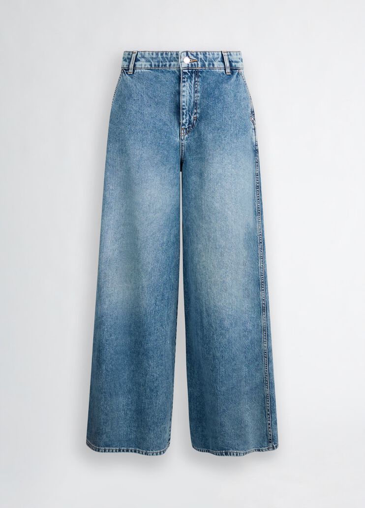 High-rise flared jeans