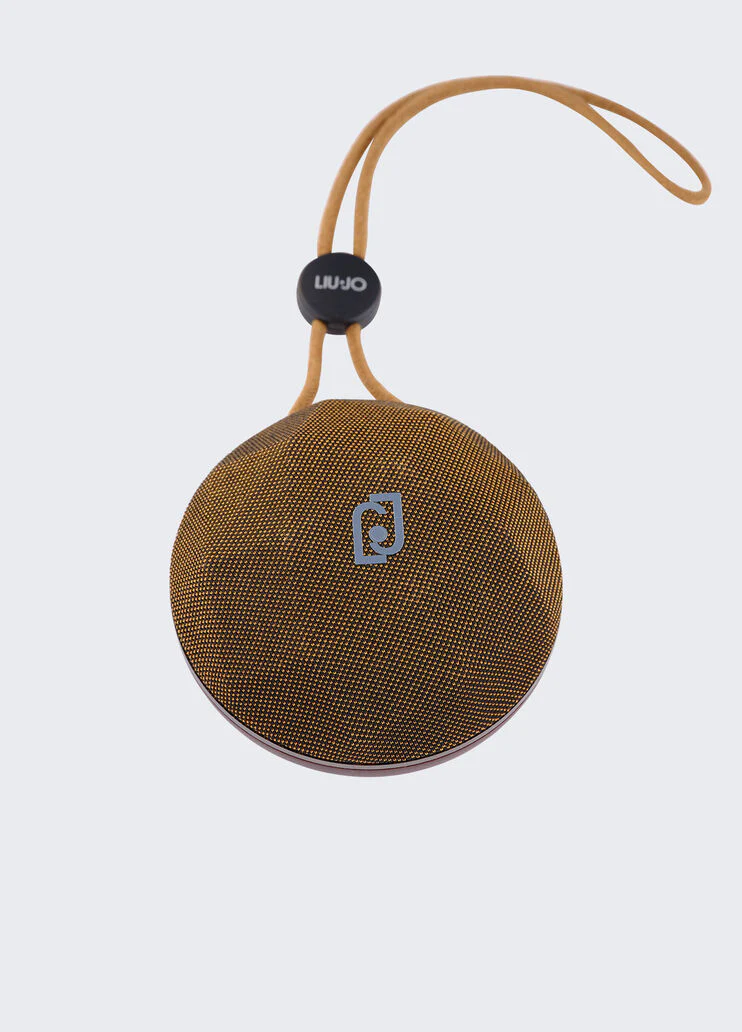 Brown bluetooth speaker