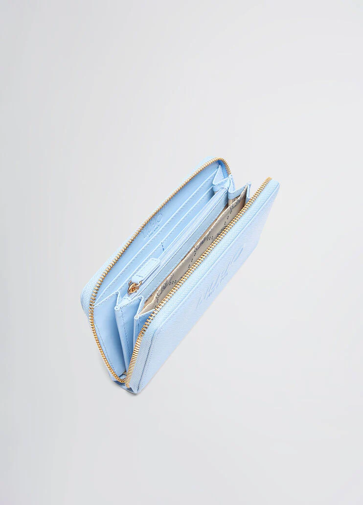 Large zip-around purse