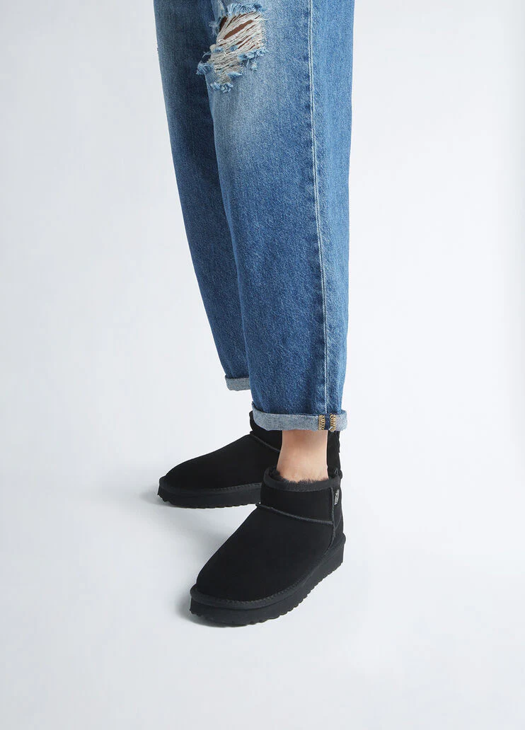 Suede ankle boots
