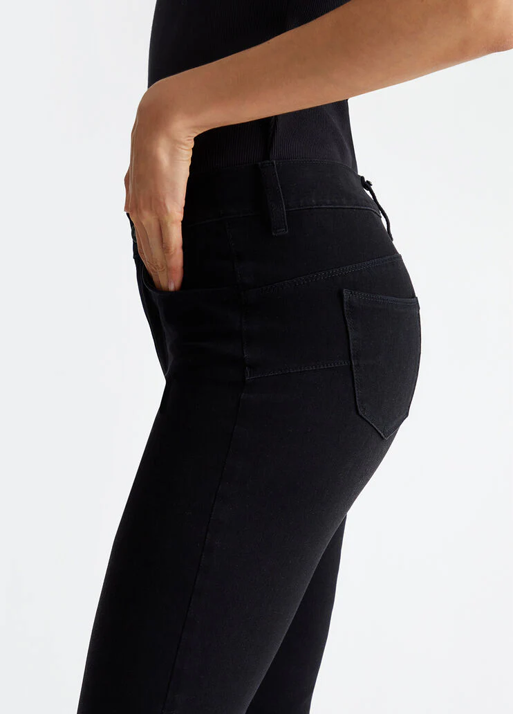 Cropped bootcut jeans