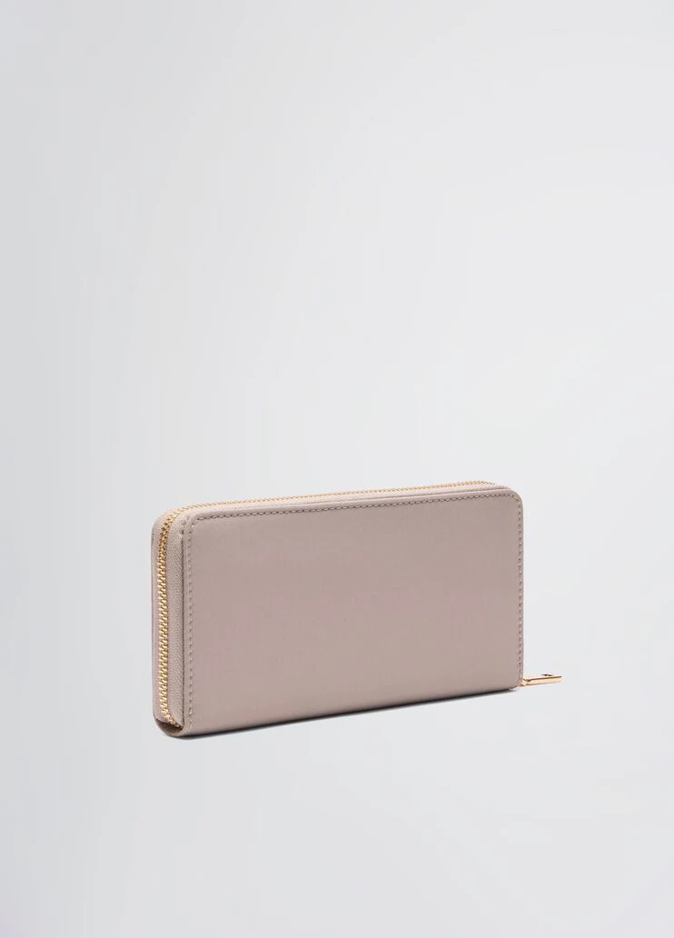 Large nylon zip-around wallet