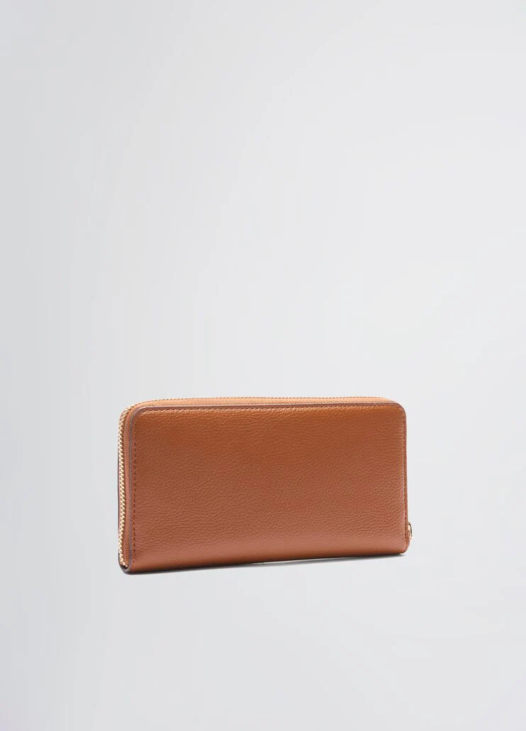 Large zip-around purse