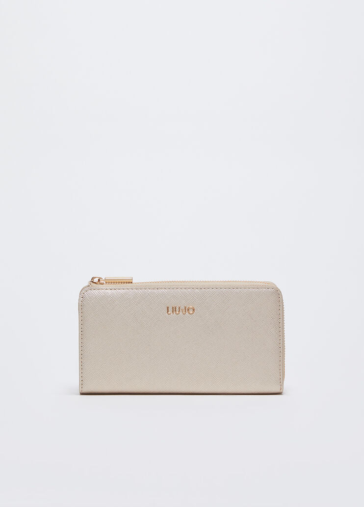 Large wallet with zip