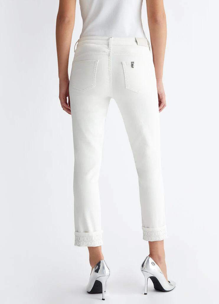 Cropped Bottom Up jeans