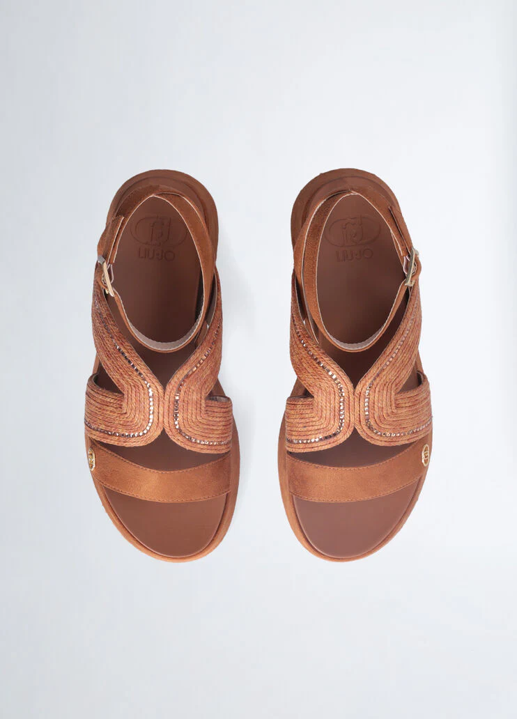 Rope platform sandals