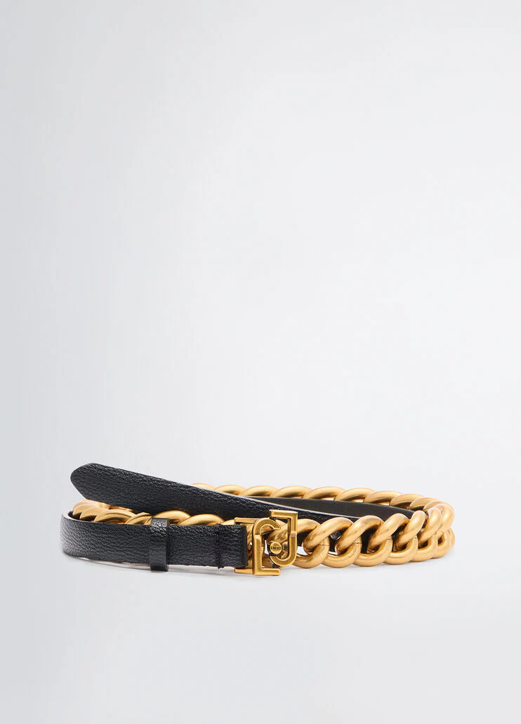 Belt with chain